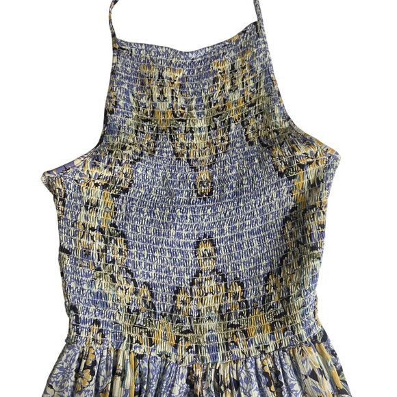 NWT BKE Angie Maxi Halter Dress womens M Split Shorts Sundress Beach - Picture 9 of 13